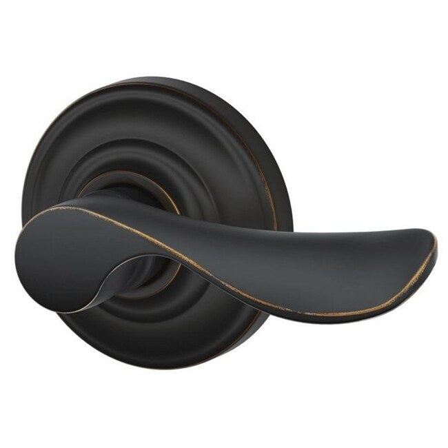 Schlage Fa170 Chp Rh Champagne Right Handed One Sided Dummy Door Lever With Decorative Andover Trim