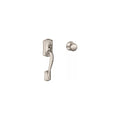 Schlage Fe285 Cam Ply Camelot Lower Handle Set For Electronic Keypad With Plymouth Interior Knob And Decorative Camelot Rose