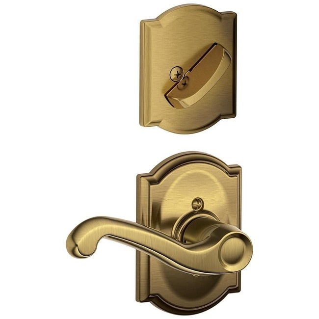 Schlage F94 Fla Cam Rh Flair Right Handed One Sided Dummy Interior Pack With Camelot Trim