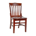 Hercules Series Finished School House Back Wooden Restaurant Chair