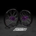 SM PRO SUR RON WHEEL SET 19/19″ STANDARD PURPLE/PURPLE/STEEL COMBO