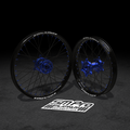 SM PRO ULTRA BEE WHEEL SET 21/18″ STANDARD BLUE/BLUE COMBO