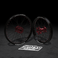SM PRO STARK VARG MX/ENDURO WHEEL SET 21/19″ RED/BLACK WHEEL SET