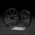 SM PRO STARK VARG MX/ENDURO WHEEL SET 21/19″ BLACK/SILVER WHEEL SET