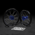 SM PRO TALARIA WHEEL SET 19/16″ SILVER/BLUE COMBO