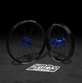 SM PRO SUR RON WHEEL SET 19/18″ BLACK & BLUE COMBO