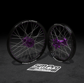 SM PRO TALARIA WHEEL SET 19/16″ SILVER/PURPLE COMBO