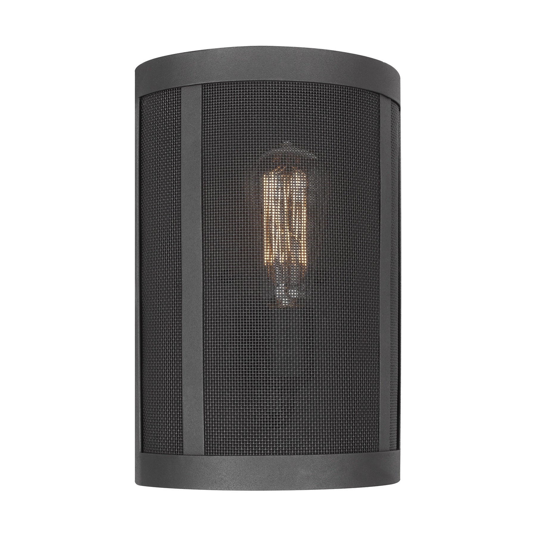 Sea Gull Gereon Black Led Convertible Wall Bath Sconce