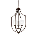 Sea Gull Hanford 3 Light Satin Etched Glass Hall Foyer Pendant