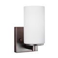 Sea Gull Hettinger 1 Light Burnt Sienna Wall Bath Fixture