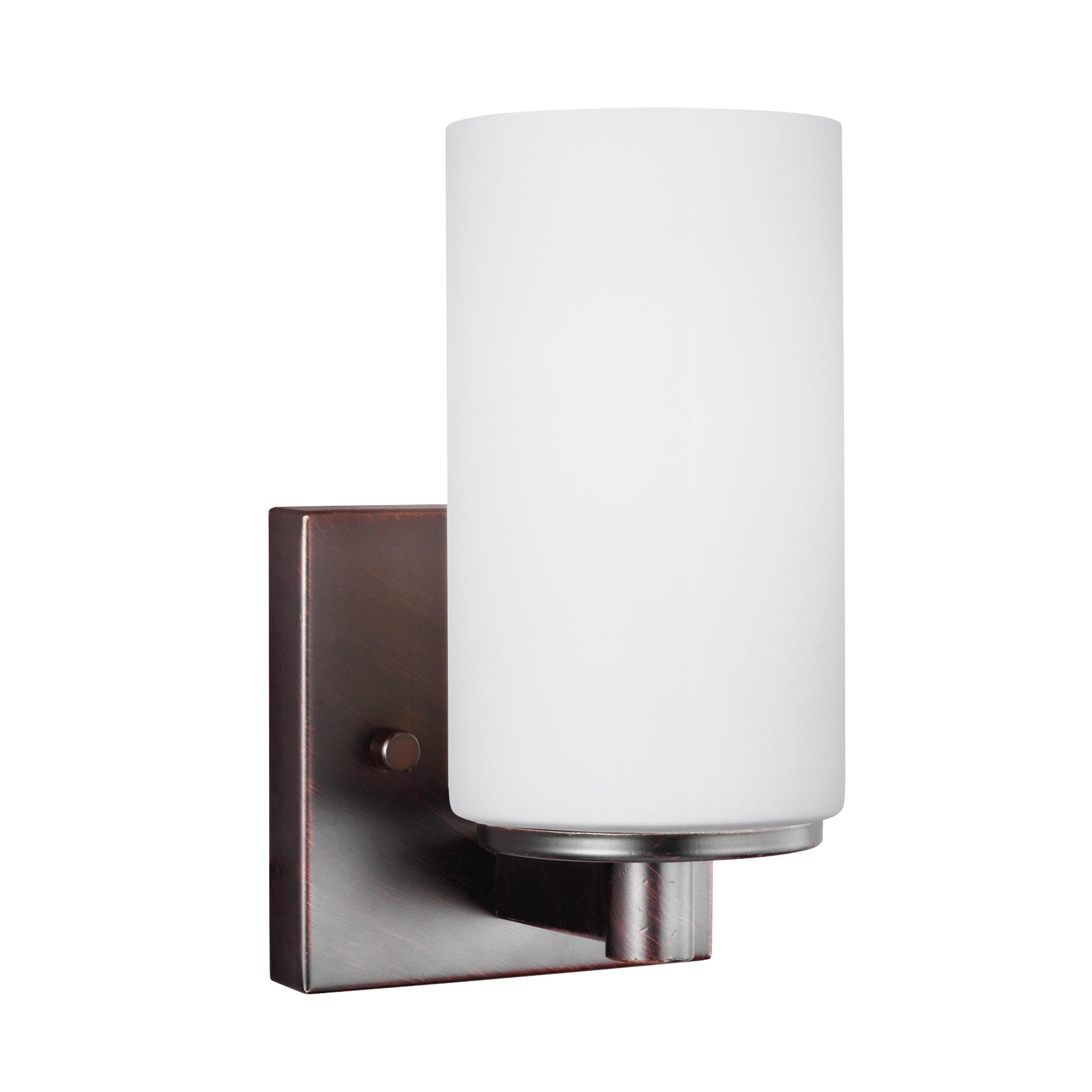 Sea Gull Hettinger 1 Light Burnt Sienna Wall Bath Fixture