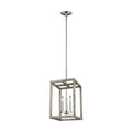 Sea Gull Moffet Street Washed Pine 3 Light Hall Foyer Pendant