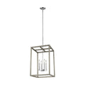 Sea Gull Moffet Street Washed Pine 4 Light Hall Foyer Pendant