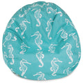 Sea Horse Shredded Foam Bean Bag Chair