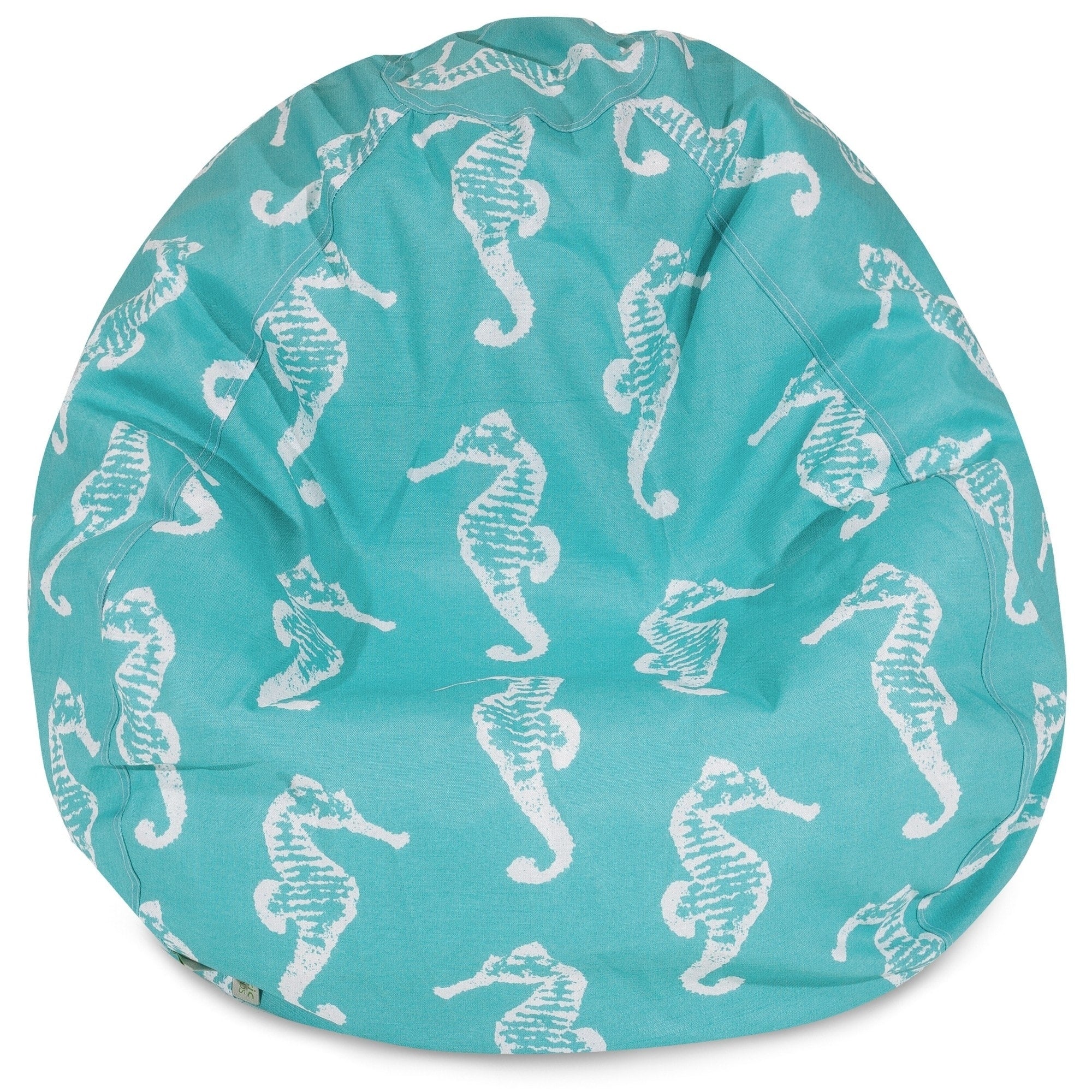Sea Horse Shredded Foam Bean Bag Chair