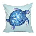 Sea Turtle Animal Print 18 Inch Throw Pillow