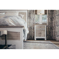 Sea Winds Islamorada 1 Drawer And 2 Door Nightstand With Power Strip And Usb A Port Dapple Grey And Blanc Finish