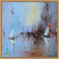 Sea Kites By Stanislav Lazarov Framed Canvas Wall Art