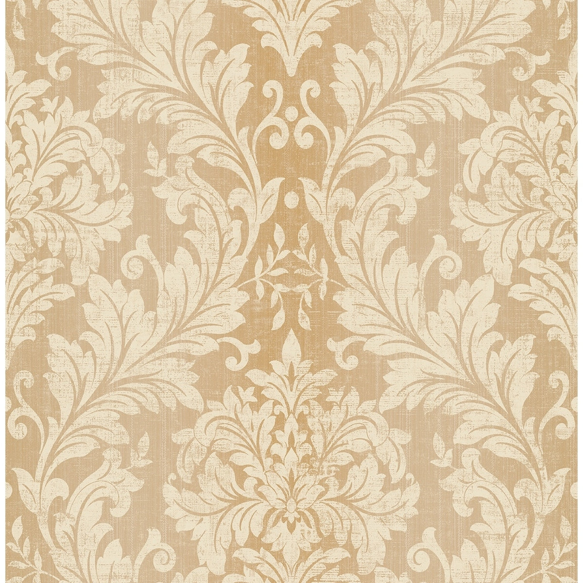 Seabrook Designs Alexia Damask Unpasted Wallpaper