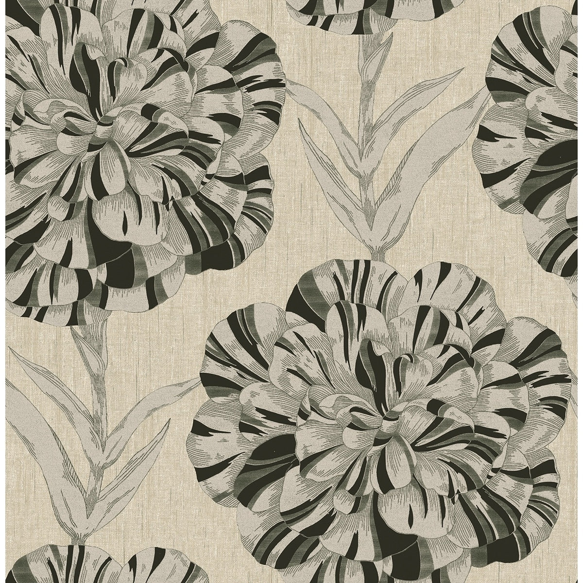 Seabrook Designs Augustine Floral Unpasted Wallpaper