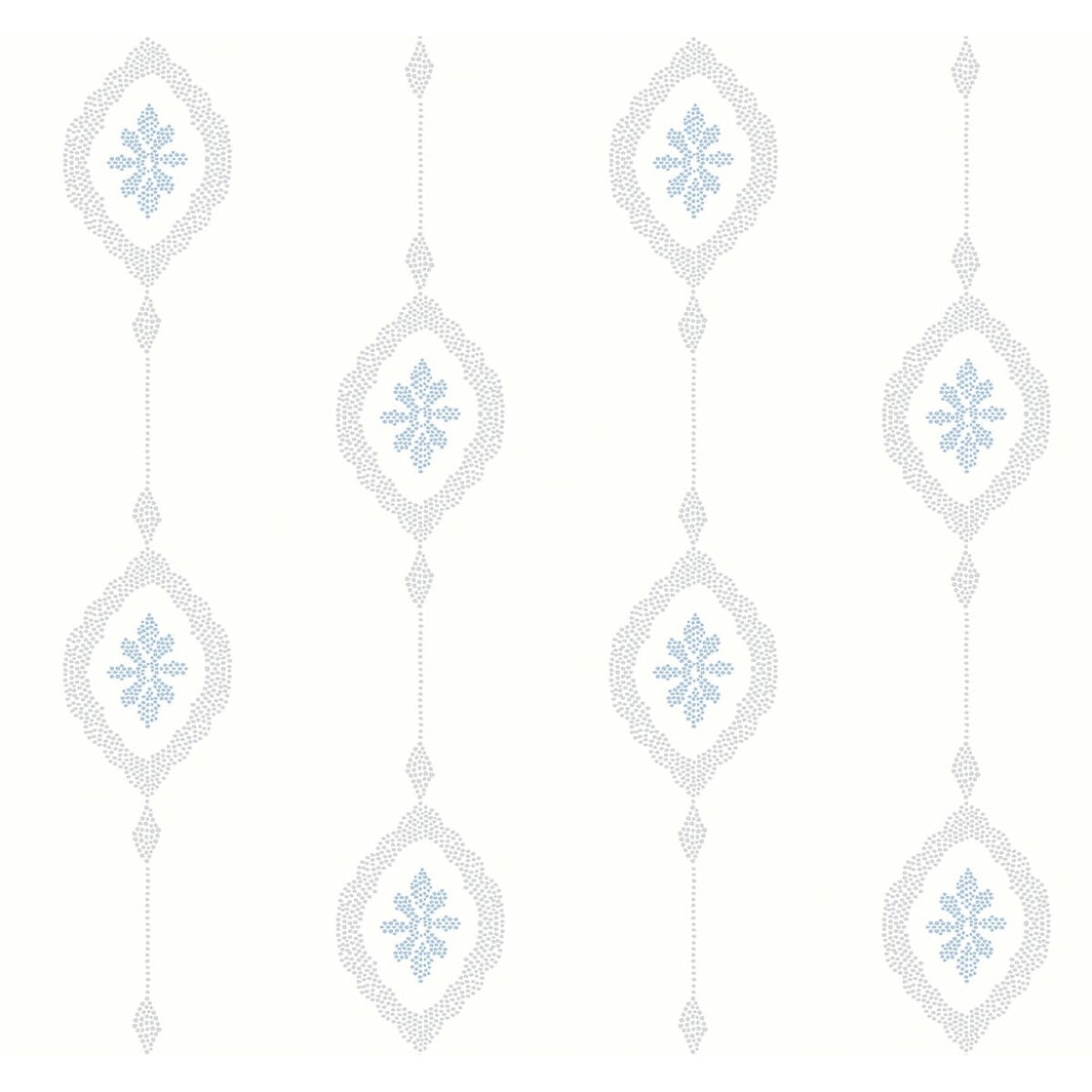 Seabrook Designs Sand Dollar Stripe Unpasted Wallpaper