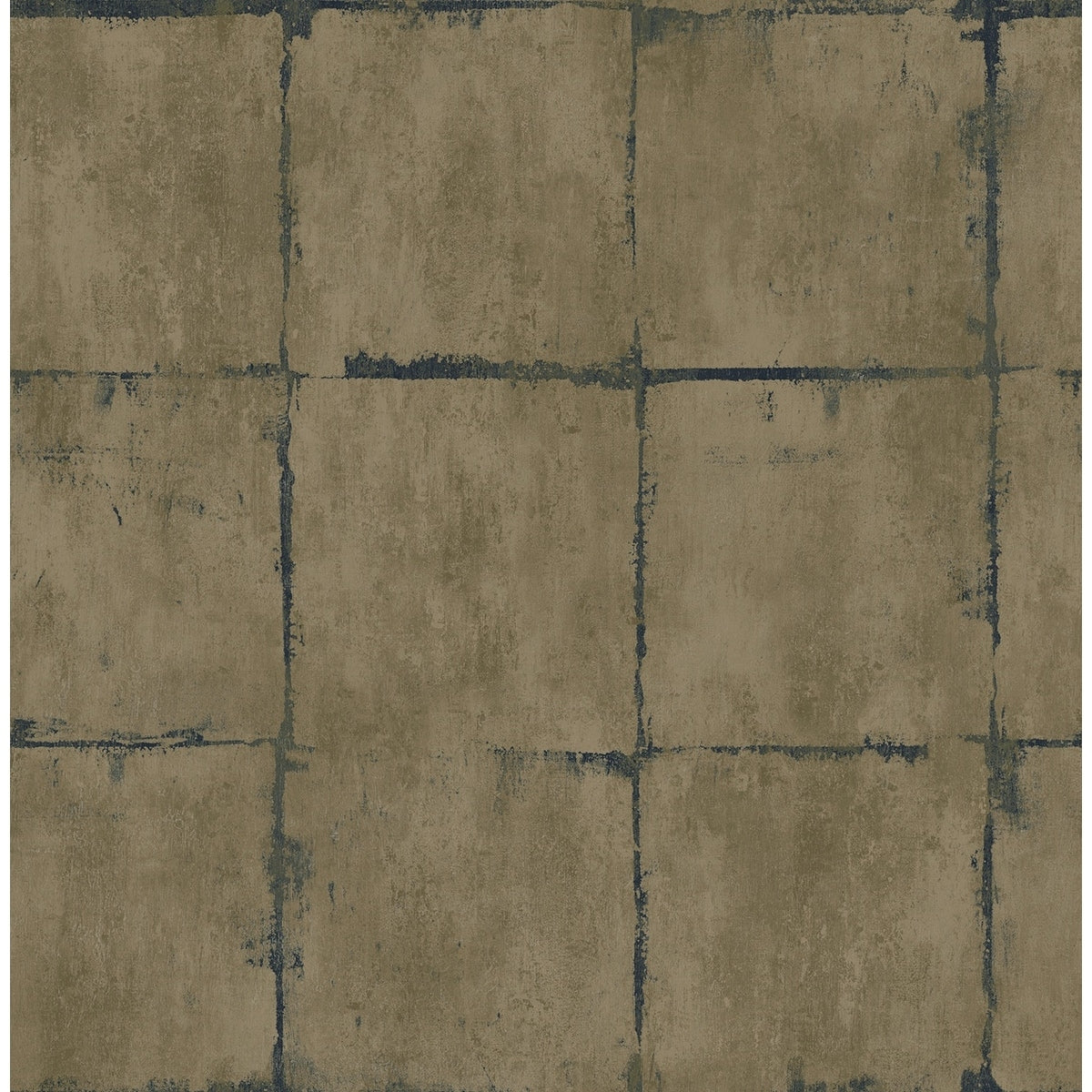 Seabrook Designs Bellamy Faux Concrete Blocks Unpasted Wallpaper