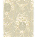 Seabrook Designs Bellamy Floral Chandelier Unpasted Wallpaper