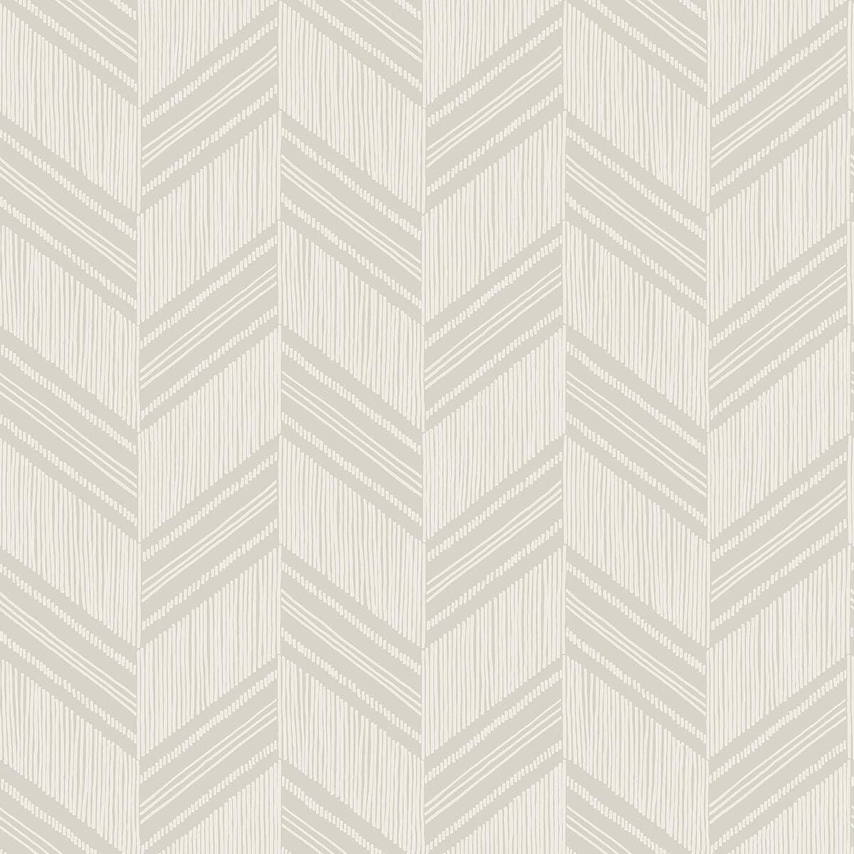 Seabrook Designs Boho Chevron Stripe Stringcloth Unpasted Wallpaper 20.5 In. W X 33 Ft. L