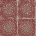 Seabrook Designs Mandala Boho Tile Unpasted Wallpaper