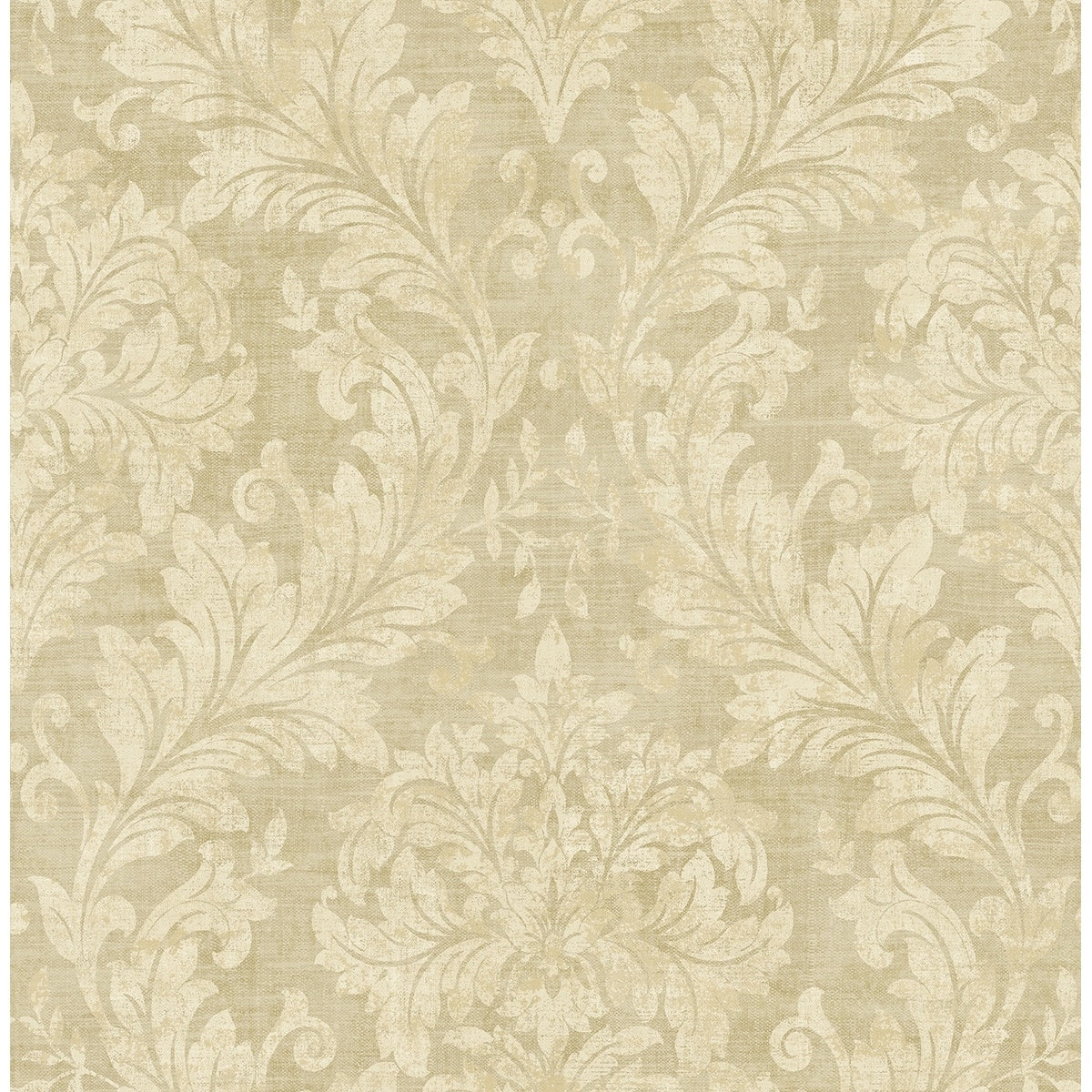 Seabrook Designs Callaway Damask Unpasted Wallpaper