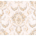Seabrook Designs Christiane Floral Cameo Unpasted Wallpaper 27 In. W X 27 Ft. L