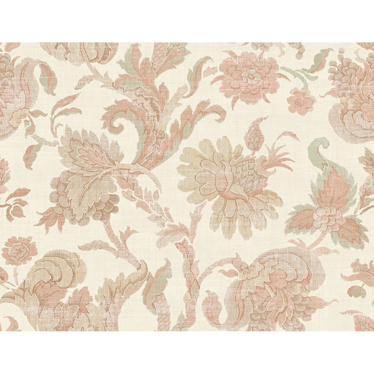 Seabrook Designs Cosette Floral Vine Unpasted Wallpaper