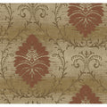 Seabrook Designs Crenshaw Ombre Ogee Unpasted Wallpaper