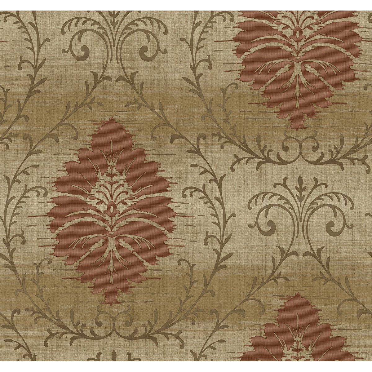 Seabrook Designs Crenshaw Ombre Ogee Unpasted Wallpaper