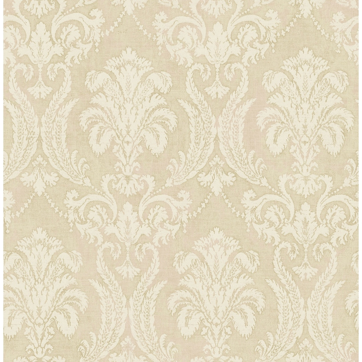 Seabrook Designs Croydon Damask Unpasted Wallpaper