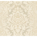 Seabrook Designs Cyrille Damask Unpasted Wallpaper