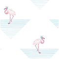 Seabrook Designs Daydreamers Dancing Flamingo Unpasted Wallpaper
