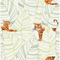 Seabrook Designs Daydreamers Hiding Tigers Unpasted Wallpaper