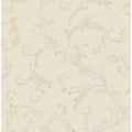 Seabrook Designs Evesham Scroll Unpasted Wallpaper