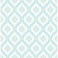 Seabrook Designs Floral Medallion Unpasted Wallpaper