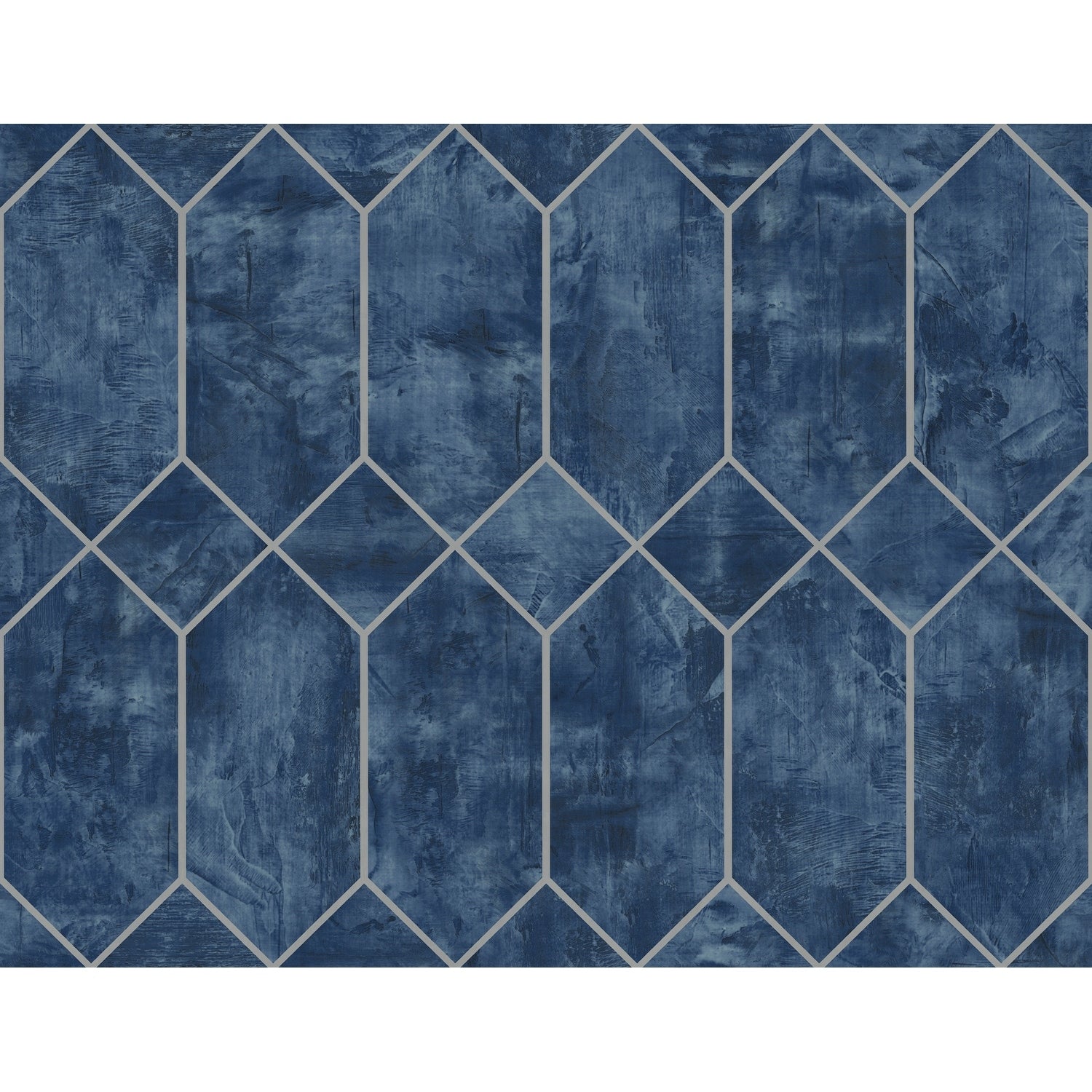Seabrook Designs Geo Faux Unpasted Wallpaper