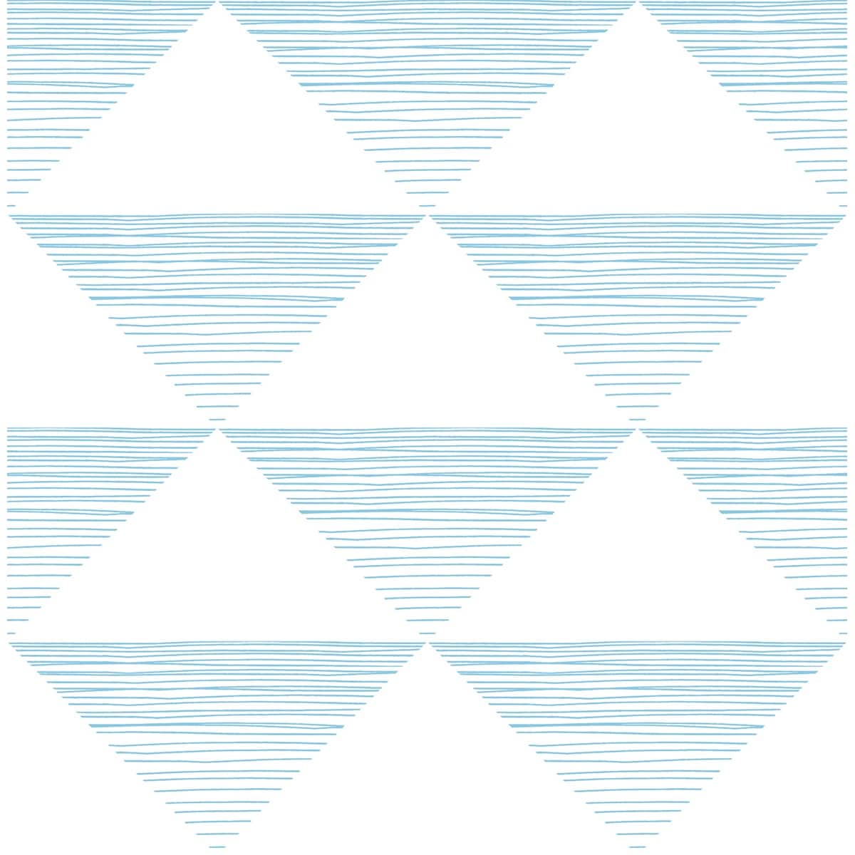 Seabrook Designs Daydreamers Geo Stripe Unpasted Wallpaper