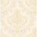 Seabrook Designs Gilma Damask Unpasted Wallpaper