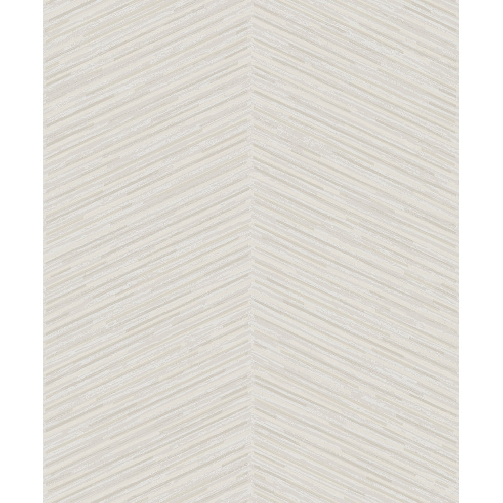 Seabrook Designs Herringbone Stripe Unpasted Wallpaper