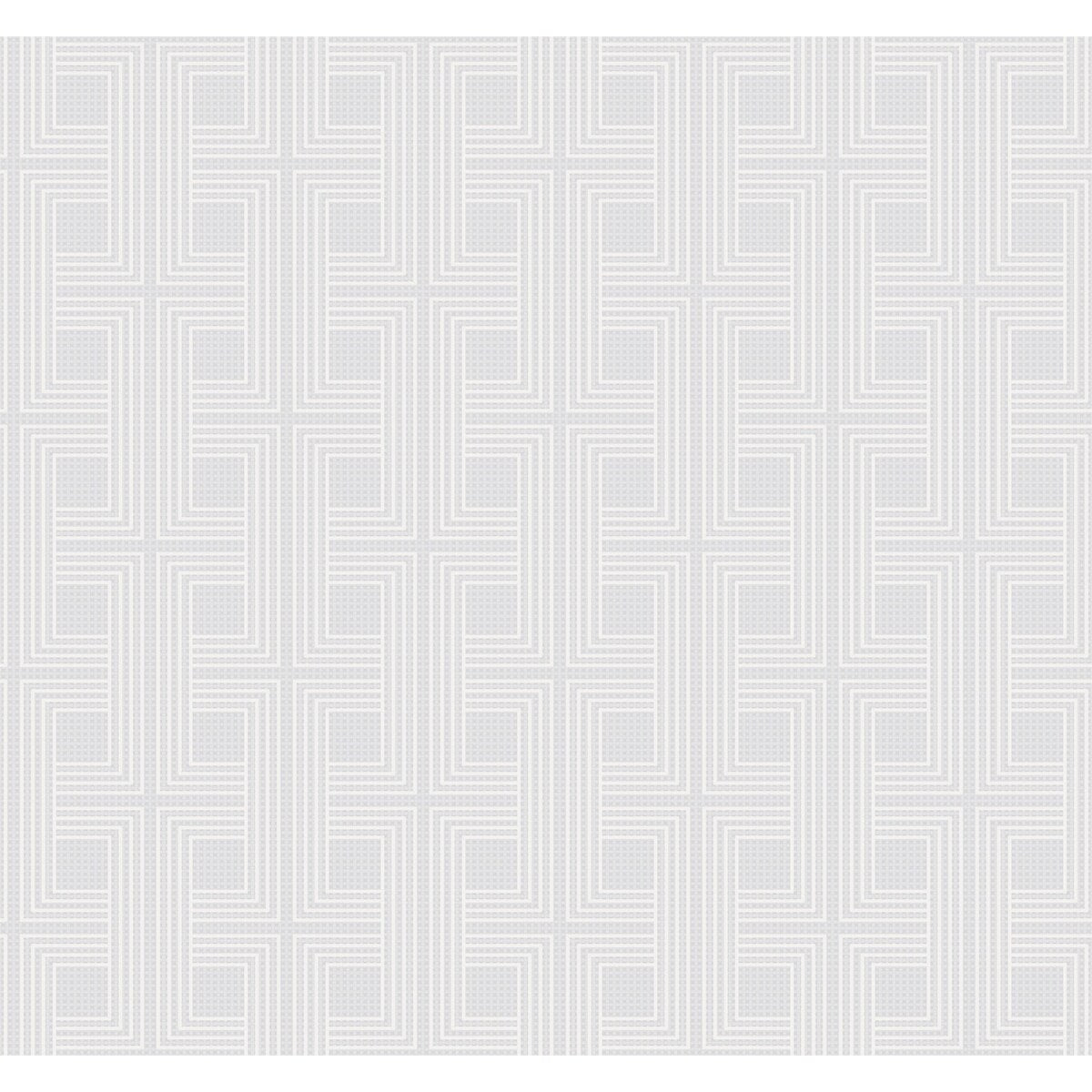 Seabrook Designs Interlocking Squares Unpasted Wallpaper