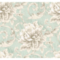 Seabrook Designs Jacinthe Floral Acanthus Unpasted Wallpaper