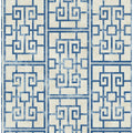 Seabrook Designs Koi Dynasty Lattice Unpasted Wallpaper