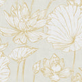 Seabrook Designs Koi Lotus Floral Unpasted Wallpaper
