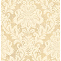 Seabrook Designs Lauri Acanthus Damask Unpasted Wallpaper 20.5 In. W X 33 Ft. L