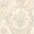 Seabrook Designs Laya Damask Unpasted Wallpaper